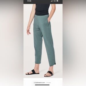 Lululemon Every Moment Pant *26" Sea Steel size 10